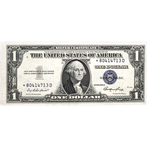 1935E $1 Silver Certificate, Star Note Main Image